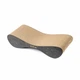 Когтеточка из картона усиленного с деревянным фасадом Cat Joy Bionica Black 63х14х29 см - изображение 4