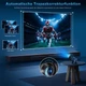 Міні-проектор 4K Full HD 1080P, підтримує Wi-Fi 6 і BT 5.0 із вбудованою ОС Android 11.0, 150-дюймовий , автоматична корекція трапецеїдальних спотворень, чорний - изображение 4