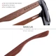 Брендовые солнцезащитные очки Wayfarer с поляризованными линзами BC8700 BARCUR DESIGN Темно-синий - изображение 2