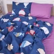 Простынь MirSon Бязь Premium 17-0466 Fish are fabulous 150х220 см (2200003327557) - изображение 5