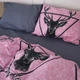 Простынь MirSon Бязь 17-0516 Noble deers pink 180х220 см (2200003645385) - изображение 2