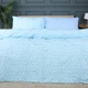Простынь MirSon Ranforce Elite 17-0628&nbsp;Diamond&nbsp;Blue 180x220 см (2200008464288) - изображение 3