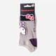 Носки женские короткие хлопковые Disney Hello Kitty 13847651-4 35-41 Бледно-серо-желтые с фиолетовым (3349610000251) - изображение 2