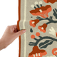 Плед Orner Вечное дерево жизни Хлопок Светлый Односпальный 130х170 см вязаный (orner-2911) - изображение 5