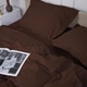 Наволочка MirSon Satin Stripe 30-0006 Dark Brown 40х40 см (2200005249505) - изображение 2