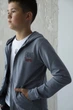 Кофта детская для подростка на молнии GBI teens Серый на рост 140 (13757) - изображение 2