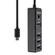 Хаб розгалужувач мультипортовий адаптер USB-C на 4 USB виходи Earldom et-hub08 4 in 1 Hub - зображення 1