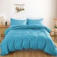 Наволочка MirSon Light Pro 10-008 Blue Satin 50x50 см (2200010172751) - изображение 2