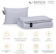 Набор антиаллергенный MirSon с Тенсель Супер Теплый №9040 Eco Light Gray (одеяло 200x220 см + подушка 50х70 средняя) (2200005995907) - изображение 2