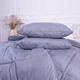 Набор антиаллергенный MirSon Eco-Soft Супер Теплый №9045 Eco Light Gray (одеяло 220x240 см + подушки 50х70 средние) (2200005995358) - изображение 13