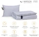Набор Шелковый MirSon Супер Теплый №9034 Eco Light Gray (одеяло 220x240 см + подушка 50х70 средняя) (2200005995839) - изображение 2