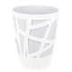 Вазон Idel Curve High круглий сірий/білий 17,5 см (730638) - изображение 1