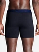 Набор трусов боксеров мужских хлопковых Under Armour Underwear Boxers Ua Performance Cotton - Solid 1383889-410 XL 3 шт Синий/Серый/Темно-синий (1200122271879) - изображение 3