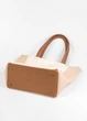 Кежуал большая сумка для документов кожаная бежевая ARTiS Bags 1813 5712-2706-5711 - изображение 5