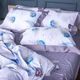 Наволочка с ушками MirSon Satin print Elit Azure Jay 40х60 см (2200005394311) - изображение 1