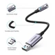 Звуковая карта USB AUX jack TRRS (Mic + Ear) KT0210 0.25m Ugreen CM477 Black - изображение 5