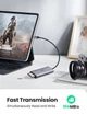 USB HUB Ugreen 5 in 1 USB3.1 Type-C-HDMI-USB 2USB 4K30Hz SD/TF PD 100W CM511 Gray - зображення 5