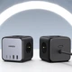 Зарядний пристрій Ugreen 2Type-C 2USB 65W 3A DigiNest Cube CD268 Black - зображення 6