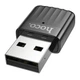 Wi-Fi адаптер HOCO HI33 WiFi5 USB internal antenna wireless network card Black (6942007640749) - изображение 6