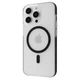Чохол із магнітом Proove Astro Case with Magnetic Ring iPhone 16 Pro прозорий матовий ребристий transparent black - зображення 1