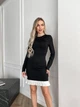 Вишукана та елегантна сукня А1001в Simply Sexy чорний S - зображення 6