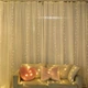 Гирлянда штора 2х2 м медная проволка 8 функций 8 линий 160 LED CURTAIN-160WW-2 Теплый белый для нового года, для праздника - изображение 1