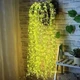 Гирлянда зеленая ива теплый белый Штора 200 LED 3х2 м Белый теплый для нового года, для праздника, для ночного освещения, на день рождения - изображение 1