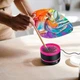 Очиститель для кисточек Машинка для чистки кистей для макияжа USB Мойка кистей для рисования - изображение 5