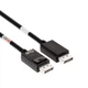 Кабель Club 3D Displayport v2.1 [VESA Certified] 8K@60Hz, 4K@240Hz 80Gbps 1.2м чорний (CAC-1091) - зображення 1