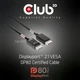 Кабель Club 3D Displayport v2.1 [VESA Certified] 8K@60Hz, 4K@240Hz 80Gbps 1.2м чорний (CAC-1091) - зображення 2