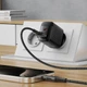 Мережевий зарядний пристрій ACEFAST A106 PD45W GaN (USB-C+USB-A) charger (EU) Black (6974316284031) - зображення 6