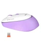 Мишка безпровідна MEETION R571 |2.4G, 1000/1200/1600 DPI, 4кн.| Біло-фіолетовий - зображення 5