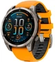 Смарт-часы Garmin fenix 8 47mm AMOLED Sapphire Titanium with a spark Orange and Graphite Silicone Band (010-02904-11) - изображение 1