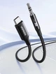 Кабель Ugreen CM450 стерео аудиокабель 3,5 мм мини-джек to USB Type C для планшета, телефона, адаптер автомобильный, вспомогательный шнур для iPad 2м Black (55735) - изображение 5