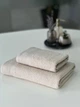 Коплект махрових рушників Легкий Бриз від Ideal Textile 70х140 и 50х90 см 450 г\м2 бежевий - зображення 2