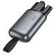 Автомобільний аварійний молоток з ножем для ременя безпеки HOCO King Car Safety Hammer. Gray - зображення 6