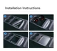 Док станция для Tesla Model 3 Model Y Baseus T-Space Series 45W (2xUSB+2xType-C). Black - изображение 7