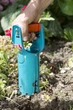 Саджалка Gardena для луківок з дюропластовим покриттям та шкалою глибини чорна - зображення 6