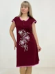 Туніка жіноча кулір Bordo Lily Pars 48-50 Бордова (18904072-1) - зображення 3