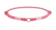 Шнурок для адресника Waudog из паракорда светоотражающий розовый S 25 - 45 см Collar - изображение 2