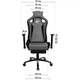 Геймерское кресло GT Racer X-5113F Fabric Black [132261] - изображение 8