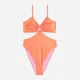 Купальник слитный женский H&M 1058827002c20 S Коралловый (1000000046919) - изображение 2