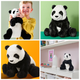 Мягкая плюшевая игрушка Панда IKEA KRAMIG 30 см детская игрушка пандочка чёрно-белый медведь 302.213.16 - изображение 2