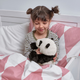 Мягкая плюшевая игрушка Панда IKEA KRAMIG 30 см детская игрушка пандочка чёрно-белый медведь 302.213.16 - изображение 5