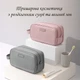 Органайзер-косметичка дорожня 25х11х14 см Сіра LoveYouHome - зображення 3