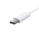 Проводные наушники с микрофоном Baseus Encok C17 Type-C Lateral in-ear Wired Earphone (NGCR010002) White - изображение 6