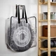 Велика міцна сумка для зберігання речей IKEA DIMPA 65x22x65 см органайзер кофр чохол для одягу та білизни - зображення 8