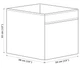 Оксамитова коробка для зберігання речей IKEA DRÖNA DRONA 33x38x33 см сірий органайзер для одягу білизни іграшок - зображення 7