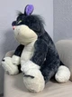 Мягкая игрушка кот Люцифер из сказки Золушка Дисней 80 см Серый (9095) - изображение 6