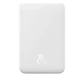Портативный аккумулятор с беспроводной зарядкой Baseus Magnetic Mini 20000mAh 20W White (PPCX150002) - изображение 1